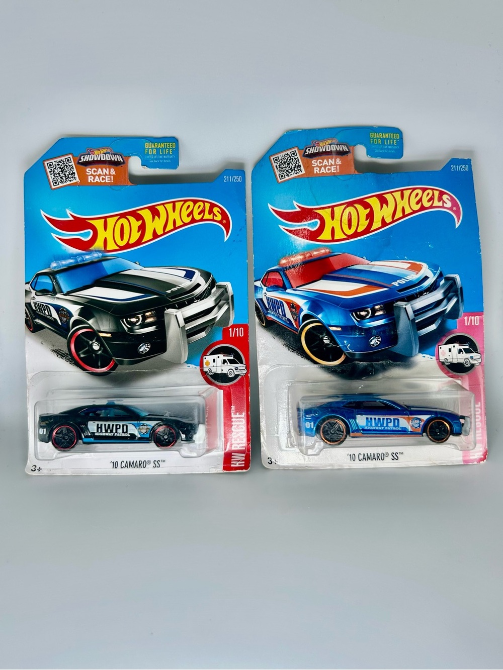 Hot Wheels Chevy Camaro Lot Of 2x - ‘69 Camaro HW Roadsters 190/250 Blue 3/5 NEW